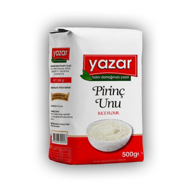 Yazar Sade Pirinç Unu 500 Gr (Glutensiz)