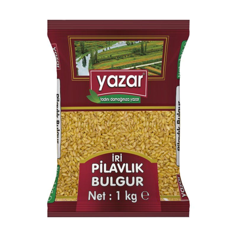 Yazar İri Taneli Pilavlık Bulgur 1 Kg x 2 Paket