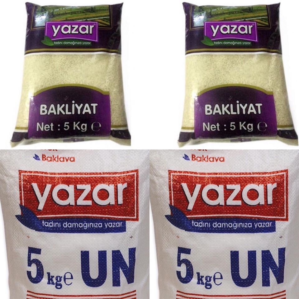 Yazar Kuru Gıda Seti 10Kg Pilavlık Pirinç+Çok Amaçlı Un= 20Kg Toplam