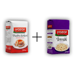 Yazar 500Gr İrmik+500Gr Pudra Şekerı