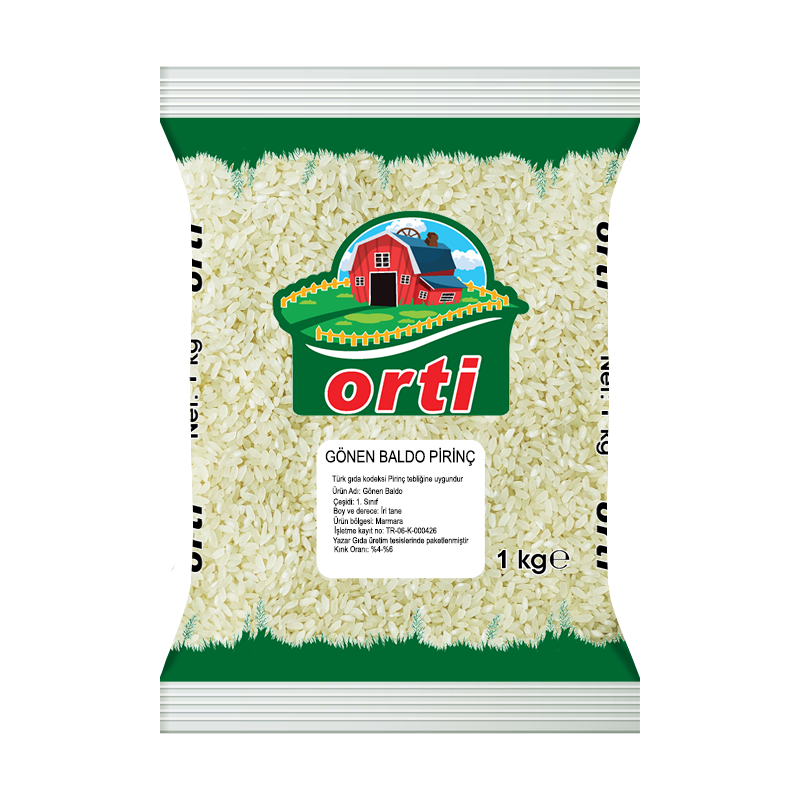 Orti Gönen Baldo Pirinç 1 Kg