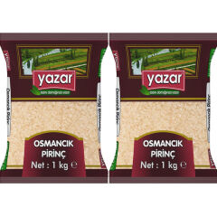 Yazar Osmancık Pirinç 1 Kg x 2 Paket