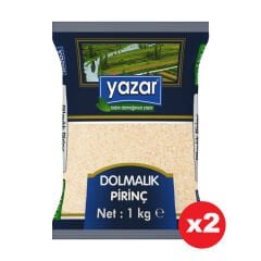 Yazar Dolmalık Kırık Pirinç 1 Kg x 2 Paket
