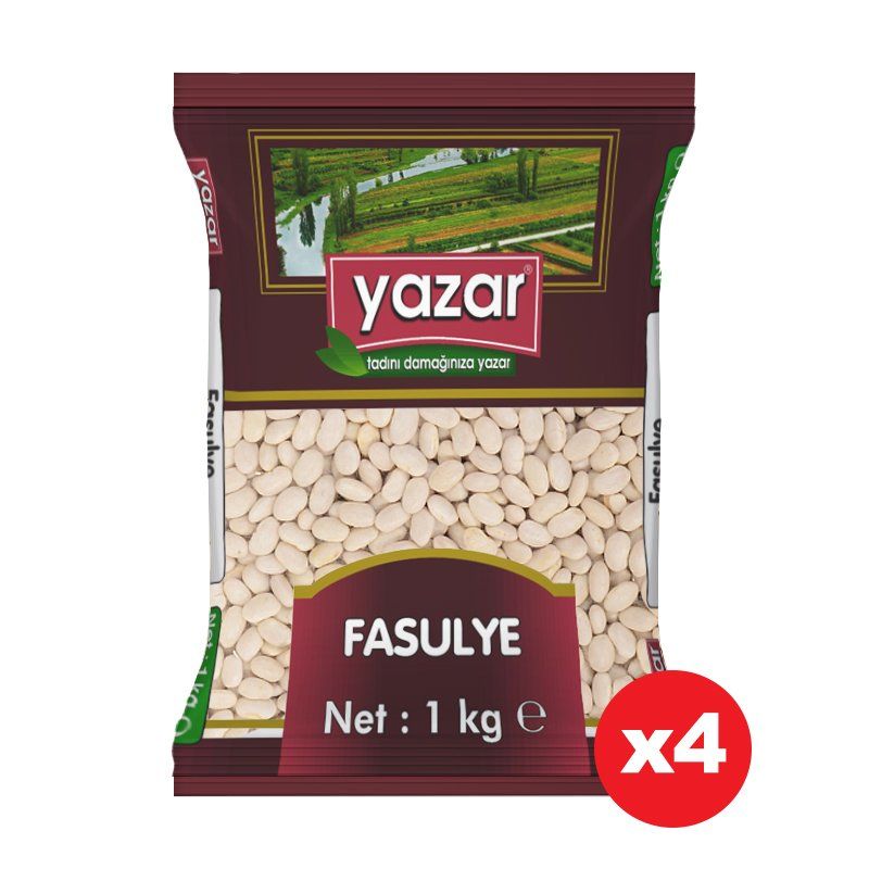 Yazar Kuru Fasulye 1 Kg x 4 Paket