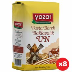 Yazar Baklavalık Böreklik Pastalık Çok Amaçlı Un 2 Kg x 8 Paket