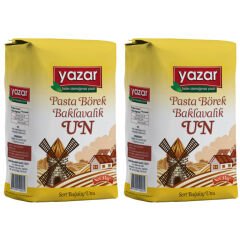 Yazar Pastalık Böreklik Baklavalık Çok Amaçlı Un 1 Kg x 2 Paket
