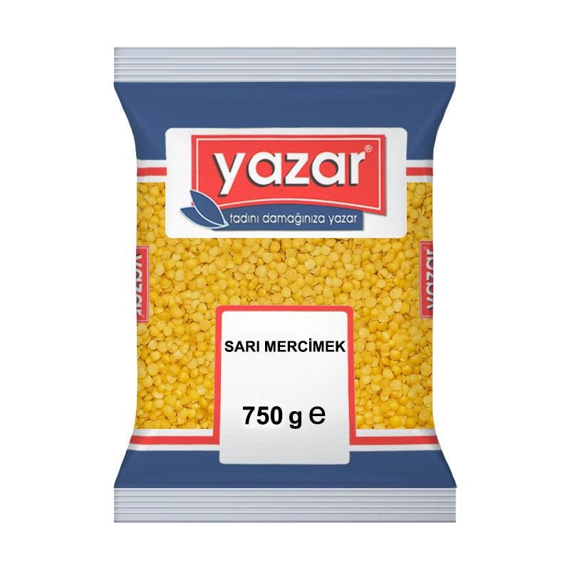 Yazar Sarı Mercimek 750 Gr x 4 Paket