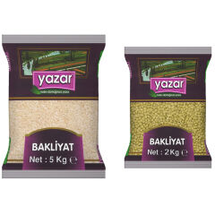 Yazar Pilavlık Pirinç 5 Kg + Yeşil Mercimek 2 Kg