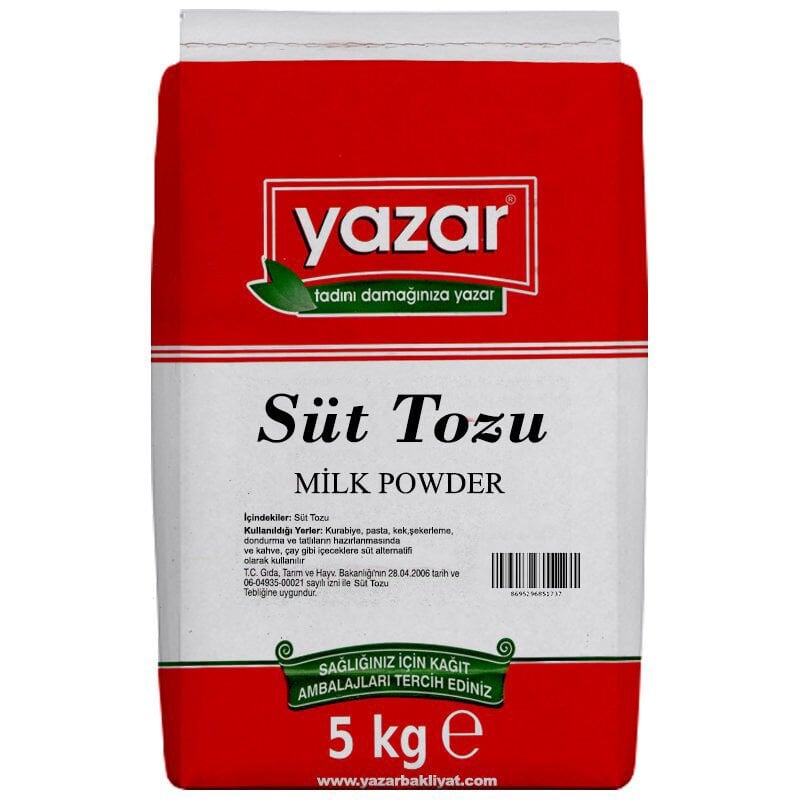 Yazar Yağsız Süt Tozu 5 Kg